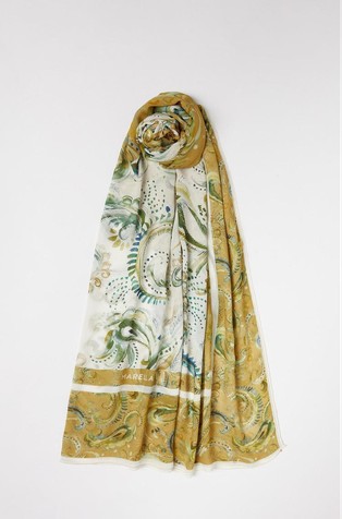 Šal od mješavine modala i svile s uzorkom