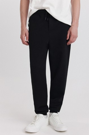 Technical fabric jogger trousers