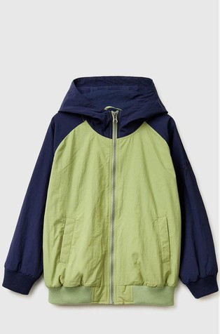 Water-repellent nylon jacket with hood