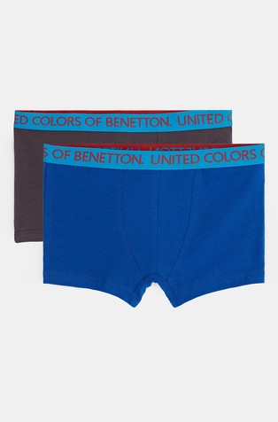 Paket od 2 para bokserica s logo obrubom