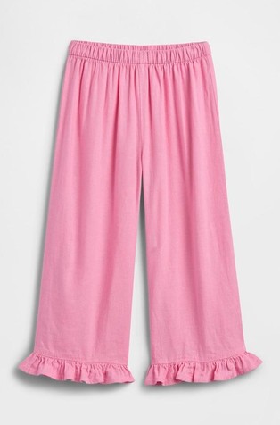 Hlače od mješavine lana za djecu djevojčice