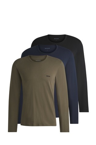 Paket od 3 pamučne potkošulje dugih rukava