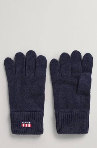 Knitted Wool Blend Gloves