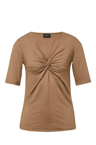 Slim fit majica s detaljem čvora
