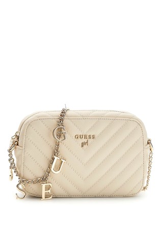 Prošivena torbica s logo slovima na naramenici