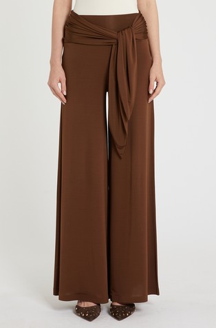 Široke hlače od rastezljive viskoze