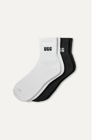 Unisex Quinlin Logo Quarter 2 Pack Sock