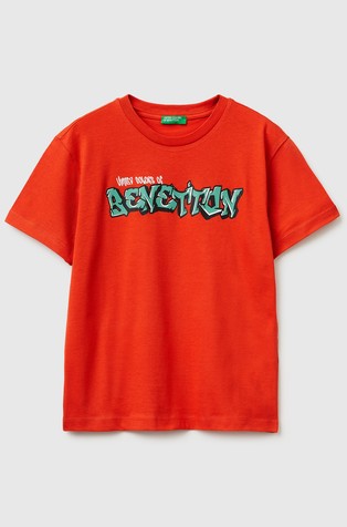 Cotton T-shirt with logo