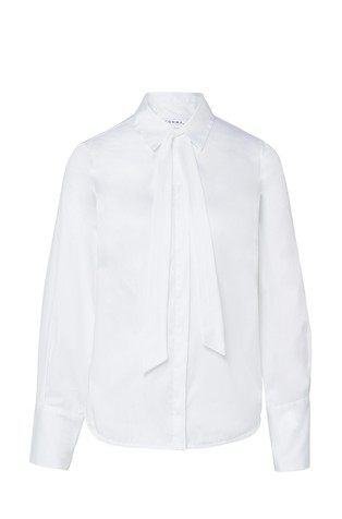 Košulja od raztezljivog popelina s uklonjivom mašnom