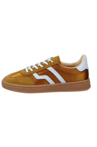 Cuzima Leather and Velvet Sneakers