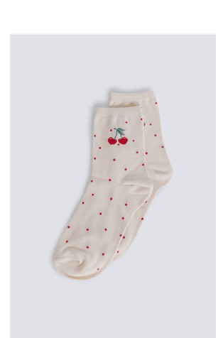 Čarape s motivom trešnje