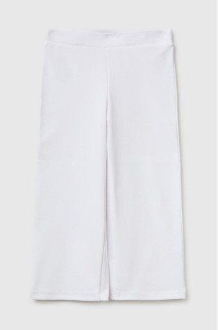 Hlače od mješavine pamuka s ravnim nogavicama