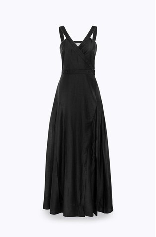 Duga haljina od liocela s čipkom