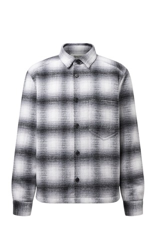 Relaxed fit flanelska košulja-jakna s kariranim uzorkom