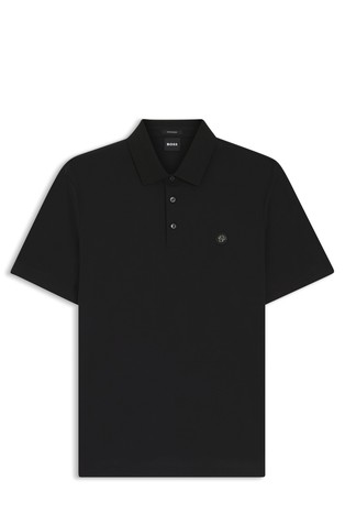 Polo majica od merceriziranog pamuka s dvostrukim monogramom B