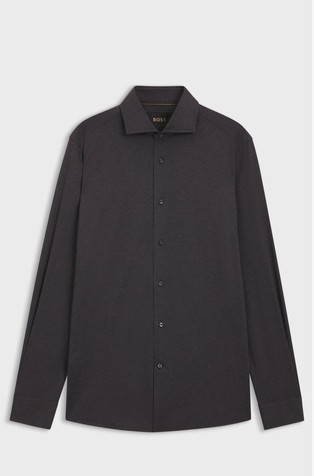 Slim-fit shirt in cotton