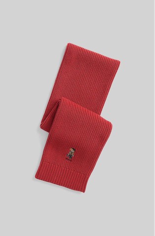 Polo Bear pleten pamučni šal