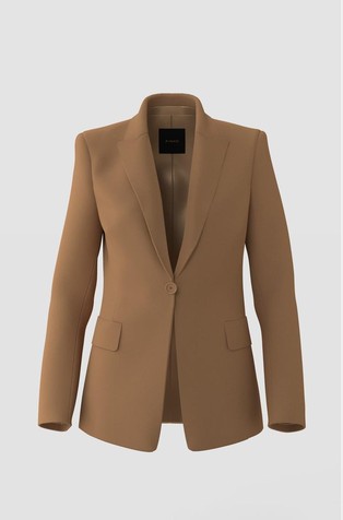 Sako od mješavine viskoze s jednorednim kopčanjem