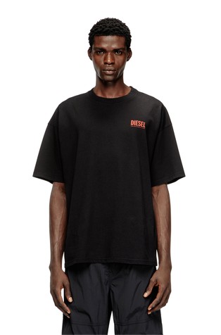 Pamučna majica s logotipom Diesel Biscotto straga