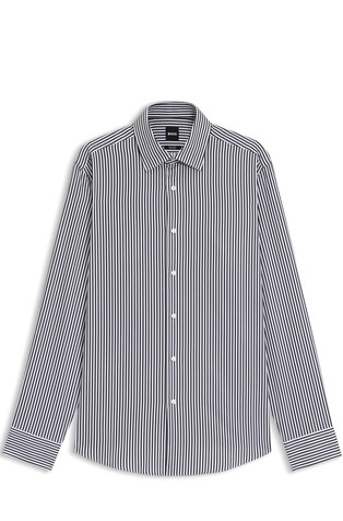 Regular fit prugasta pamučna košulja