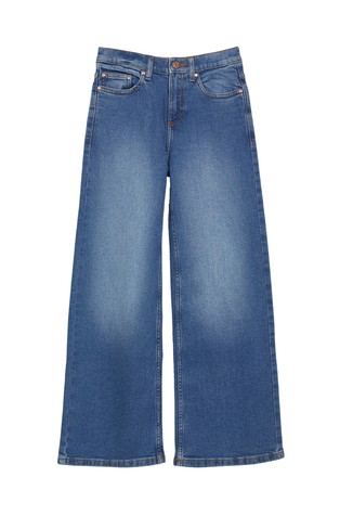 Jeans hlače sa širokim nogavicama