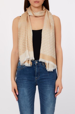 Monogram viscose scarf