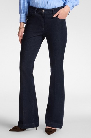 Jeans hlače sa zvonastim nogavicama