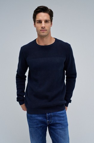 Teksturirano pleten pulover