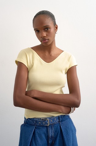 TSLISSY V-neck T-shirt