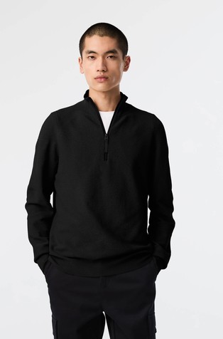 Bešavan 3D pleten pulover s djelomičnim kopčanjem