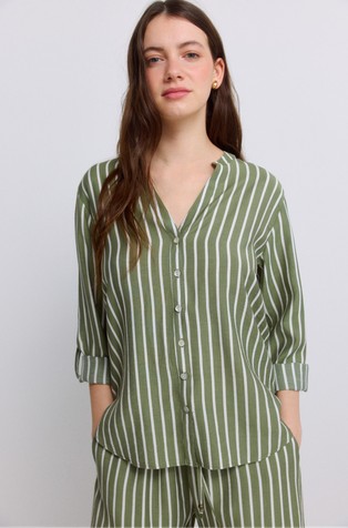 Viscose blend blouse