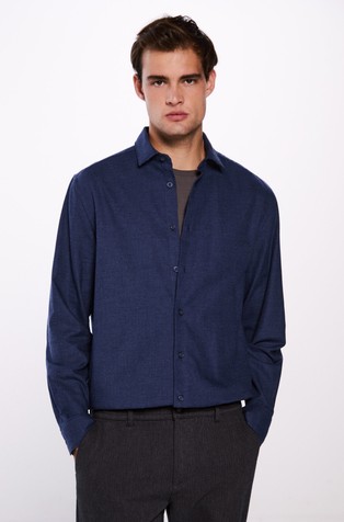 Pamučna košulja s pepita mikrouzorkom