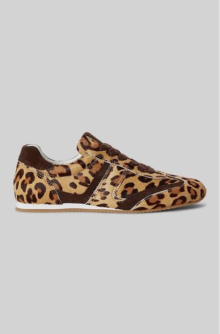 Dani Haircalf-suede Low-profile Sneaker