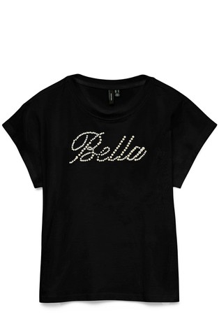 VMLIZA T-shirt with pearls