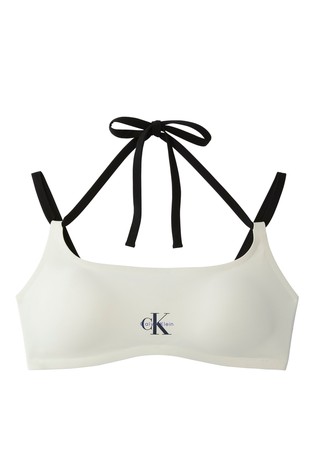 Bralette Bikini Top - CK Monogram
