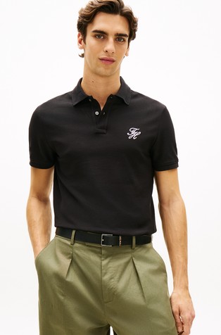 Regular fit logo polo majica kratkih rukava od pikéa