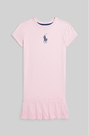 Big Pony haljina od pamučnog jerseya s plisiranim naborima