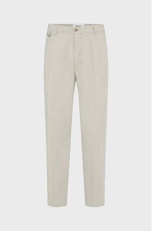 Regular fit hlače od mješavine pamuka