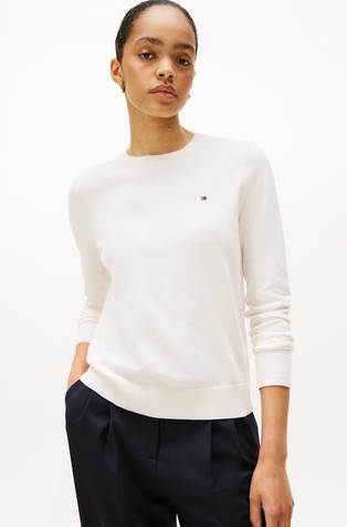 Pleten pamučni pulover