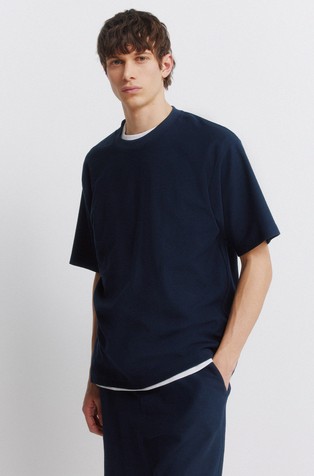 Teksturirana majica kratkih rukava