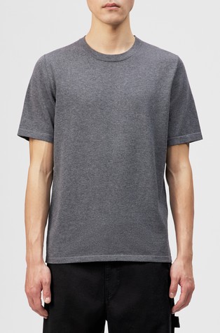 Short sleeved knitwear made of cotton