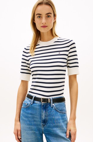 Cotton Knit Jersey Short Sleeve T-shirt