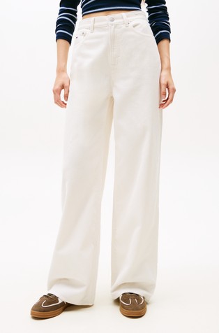 Široke baršunaste hlače s visokim strukom