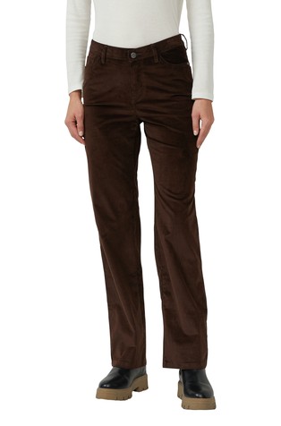 Regular fit baršunaste hlače