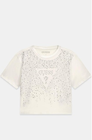 Rhinestones logo t-shirt