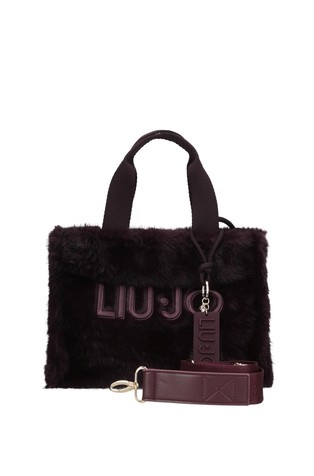 Small furry tote bag