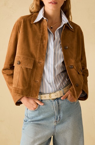 Jakna od brušene kože