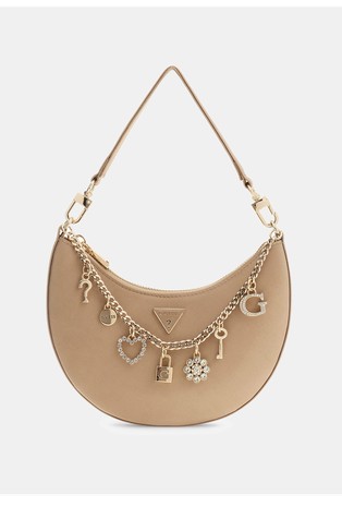 Tasmin Charm Appliqué Mini Hobo Bag