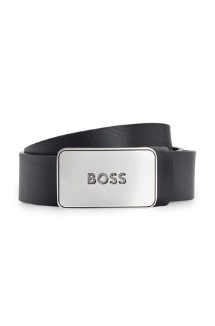 Kožni remen s logo kopčom