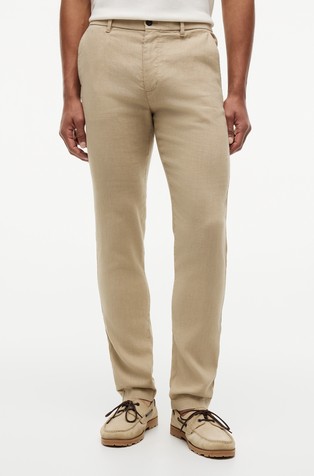 Denton Straight Leg Linen Blend Chinos